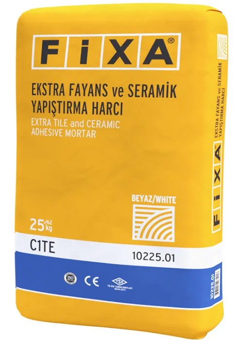 FİXA Ekstra Fayans ve Seramik Yapıştırma Harcı (Beyaz)