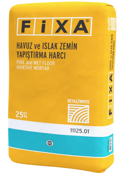 FİXA Havuz ve Islak Zemin Yapıştırma Harcı (Beyaz)